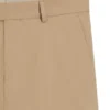 Tapered-fit shorts in cotton, silk and stretch Tapered-fit shorts in cotton, silk and stretch