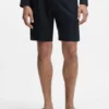 Tapered-fit shorts in linen