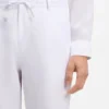 Tapered-fit shorts in linen