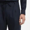 Tapered-fit shorts in linen