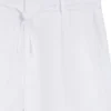 Tapered-fit shorts in linen