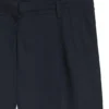 Tapered-fit shorts in linen