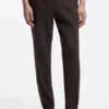 Tapered-fit trousers in a linen blend Tapered-fit trousers in a linen blend