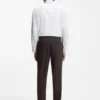 Tapered-fit trousers in a linen blend Tapered-fit trousers in a linen blend