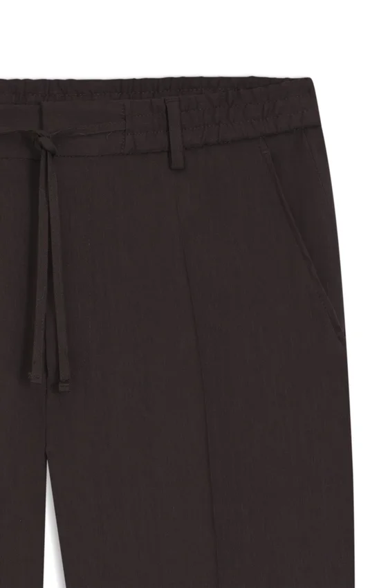 Tapered-fit trousers in a linen blend Tapered-fit trousers in a linen blend