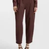 Tapered-fit trousers in cotton twill Tapered-fit trousers in cotton twill