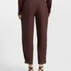 Tapered-fit trousers in cotton twill Tapered-fit trousers in cotton twill