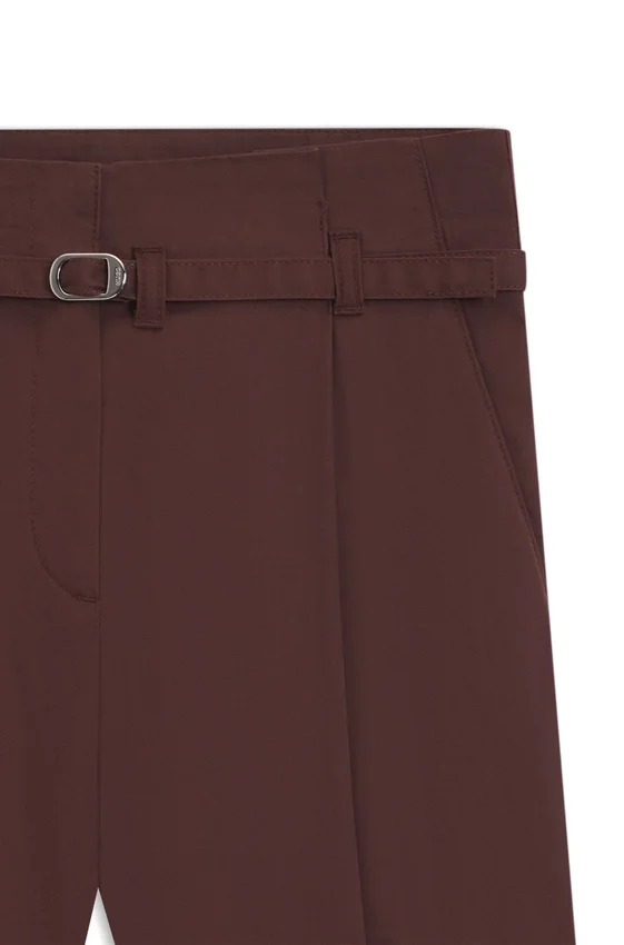 Tapered-fit trousers in cotton twill Tapered-fit trousers in cotton twill