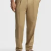 Tapered-fit trousers in stretch cotton