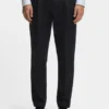 Tapered-fit trousers in stretch cotton