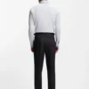 Tapered-fit trousers in stretch cotton