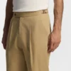 Tapered-fit trousers in stretch cotton