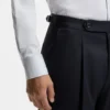 Tapered-fit trousers in stretch cotton