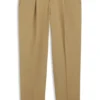 Tapered-fit trousers in stretch cotton