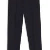 Tapered-fit trousers in stretch cotton
