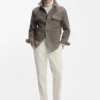 Tapered-fit trousers in stretch-cotton corduroy Tapered-fit trousers in stretch-cotton corduroy