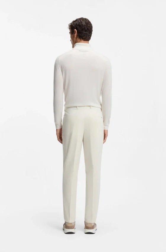 Tapered-fit trousers in stretch-cotton corduroy Tapered-fit trousers in stretch-cotton corduroy