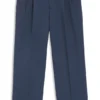 Tapered-fit trousers in stretch-cotton twill