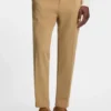 Tapered-fit trousers in stretch twill