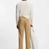 Tapered-fit trousers in stretch twill