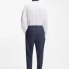 Tapered-fit trousers in washable virgin wool Tapered-fit trousers in washable virgin wool