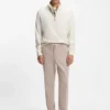Tapered-fit trousers with reversible drawstring Tapered-fit trousers with reversible drawstring