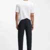 Tapered-fit trousers with water-repellent finish