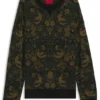 Tapestry-jacquard sweater in a relaxed fit