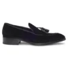 Tassel-trim loafers in velvet Tassel-trim loafers in velvet
