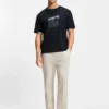 Tennis-artwork T-shirt in Pima cotton