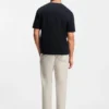 Tennis-artwork T-shirt in Pima cotton