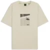 Tennis-artwork T-shirt in Pima cotton