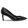 Textured-leather pumps with 7cm heel