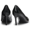 Textured-leather pumps with 7cm heel