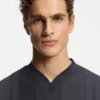 Textured-stripe T-shirt in cotton Textured-stripe T-shirt in cotton
