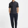 Textured-stripe T-shirt in cotton Textured-stripe T-shirt in cotton