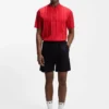 Textured-stripe T-shirt in cotton