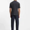 Textured-stripe T-shirt in cotton Textured-stripe T-shirt in cotton