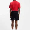 Textured-stripe T-shirt in cotton
