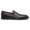 Textured-tongue loafers in leather Textured-tongue loafers in leather