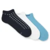 Three-pack of ankle-length socks