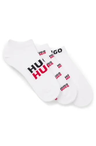 Three-pack of ankle-length socks