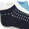 Three-pack of ankle-length socks