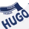 Three-pack of ankle socks with logos