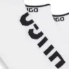 Three-pack of ankle socks with logos