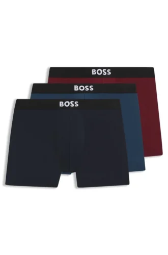 Three-pack of boxer briefs in stretch cotton