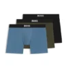 Three-pack of boxer briefs in stretch cotton
