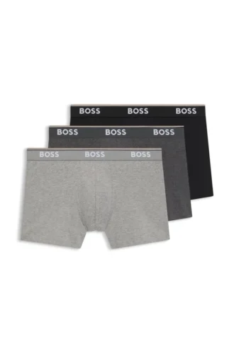 Three-pack of boxer briefs in stretch cotton