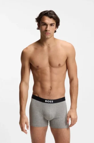Three-pack of boxer briefs in stretch cotton