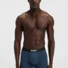 Three-pack of boxer briefs in stretch cotton